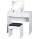 Mesa para Maquillaje HOMCOM, hogar - muebles de dormitorio 80 Mesa para Maquillaje HOMCOM, hogar - muebles de dormitorio 80 Negro