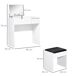 Mesa para Maquillaje HOMCOM, hogar - muebles de dormitorio 80 Mesa para Maquillaje HOMCOM, hogar - muebles de dormitorio 80 Negro