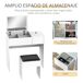 Mesa para Maquillaje HOMCOM, hogar - muebles de dormitorio 80 Mesa para Maquillaje HOMCOM, hogar - muebles de dormitorio 80 Negro