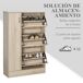 Armario para Zapato MDF, Plástico HOMCOM 79 Armario para Zapato MDF, Plástico HOMCOM 79 Marrón