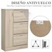Armario para Zapato MDF, Plástico HOMCOM 79 Armario para Zapato MDF, Plástico HOMCOM 79 Marrón