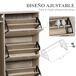 Armario para Zapato MDF, Plástico HOMCOM 79 Armario para Zapato MDF, Plástico HOMCOM 79 Marrón