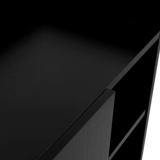 HOMCOM Sapateira Armário Multiuso com 2 Portas Prateleiras Interiores e 4 Prateleiras Exteriores com Altura Ajustável 83x30x90 cm Preto