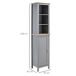 Armario Alto de Baño MDF kleankin, hogar - baño 30 Armario Alto de Baño MDF kleankin, hogar - baño 30 Gris