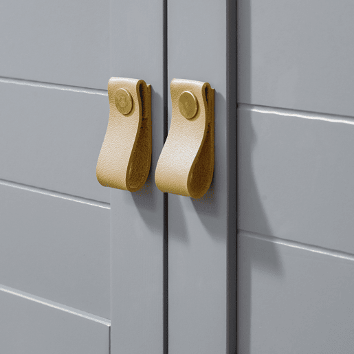 Kleankin Armário compacto para sob a pia com 2 portas e prateleira interna ajustável Gabinete auxiliar para banheiro 60x30x60 cm Cinza