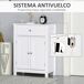 Armario de Baño MDF kleankin, hogar - baño 60 Armario de Baño MDF kleankin, hogar - baño 60 Blanco