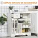 Aparador de Cocina HOMCOM, hogar - cocina 80 Aparador de Cocina HOMCOM, hogar - cocina 80 Blanco
