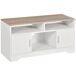 Armario para TV tablero de partículas de grado E1 HOMCOM 105 Armario para TV tablero de partículas de grado E1 HOMCOM 105 Blanco