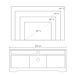 Armario para TV tablero de partículas de grado E1 HOMCOM 105 Armario para TV tablero de partículas de grado E1 HOMCOM 105 Blanco