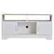 Armario para TV tablero de partículas de grado E1 HOMCOM 105 Armario para TV tablero de partículas de grado E1 HOMCOM 105 Blanco
