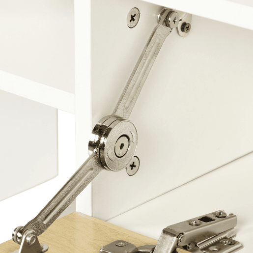 HOMCOM Móvel de TV Moderno Móvel de Sala de Estar para Televisores 153,6x25x42cm e Prateleira de Parede 150x14,5x16,3cm Branco e Madeira