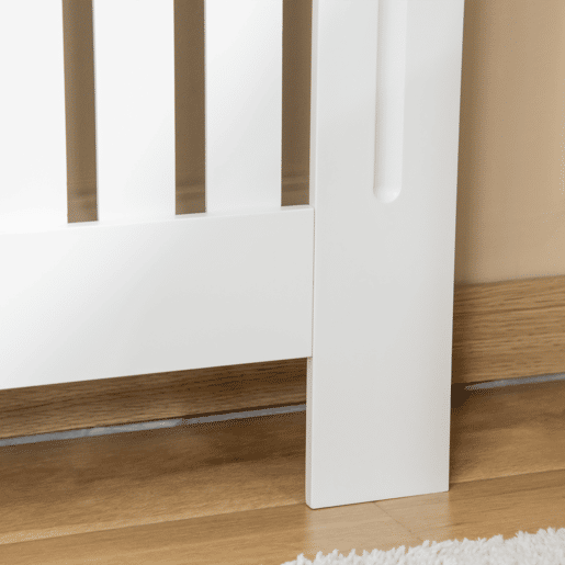 HOMCOM Cobertura para Radiadores 152x19x83 cm Cobre-radiador de MDF para Sala Quarto Corredor Branco