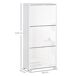 Armario de Zapato MDF y Plástico HOMCOM 60 Armario de Zapato MDF y Plástico HOMCOM 60 Blanco