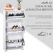 Armario de Zapato MDF y Plástico HOMCOM 60 Armario de Zapato MDF y Plástico HOMCOM 60 Blanco