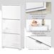 Armario de Zapato MDF y Plástico HOMCOM 60 Armario de Zapato MDF y Plástico HOMCOM 60 Blanco