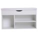 Banco Zapatero de Entrada Tablero de partículas HOMCOM 80 Banco Zapatero de Entrada Tablero de partículas HOMCOM 80 Blanco