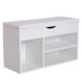 Banco Zapatero de Entrada Tablero de partículas HOMCOM 80 Banco Zapatero de Entrada Tablero de partículas HOMCOM 80 Blanco
