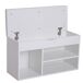 Banco Zapatero de Entrada Tablero de partículas HOMCOM 80 Banco Zapatero de Entrada Tablero de partículas HOMCOM 80 Blanco