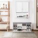 Armario Baño de Pared MDF kleankin, hogar - baño Armario Baño de Pared MDF kleankin, hogar - baño Blanco