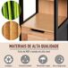 Armario Alto para Baño MDF, Bambú kleankin, hogar - baño Armario Alto para Baño MDF, Bambú kleankin, hogar - baño Multicolor