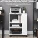Armario para Impresora Vinsetto, oficina - muebles de oficina Armario para Impresora Vinsetto, oficina - muebles de oficina Blanco