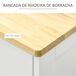 Aparador de Cocina MDF, Madera de Caucho HOMCOM 101 Aparador de Cocina MDF, Madera de Caucho HOMCOM 101 Blanco