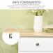 Aparador de Cocina MDF, Madera de Caucho HOMCOM 101 Aparador de Cocina MDF, Madera de Caucho HOMCOM 101 Blanco