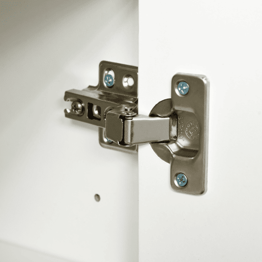 HOMCOM Aparador Auxiliar com 2 Portas 2 Gavetas e Prateleira Ajustável Abertura a Pressão Móvel Organizador de Armazenamento para Dormitório Sala de Estar 79x36x74cm Branco