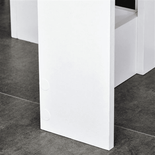 HOMCOM Mesa de Sala de Jantar Dobrável com 2 Laterais Mesa Auxiliar de Madeira para Cozinha Sala de Estar 104x76x73,7 cm Branco