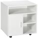 Soporte para Impresora Tablero de Partículas de Grado E1 HOMCOM Soporte para Impresora Tablero de Partículas de Grado E1 HOMCOM Blanco