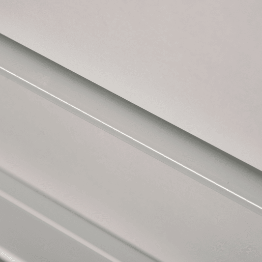 HOMCOM Arquivador Móvel de Escritório com 3 Gavetas Fechadura Rodas e Travão para Documentos Arquivos 40x40x63,5 cm Branco e Cinza