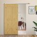 Herraje para Puerta Corredera Metal, Plástico HOMCOM 186 Herraje para Puerta Corredera Metal, Plástico HOMCOM 186 Plateado