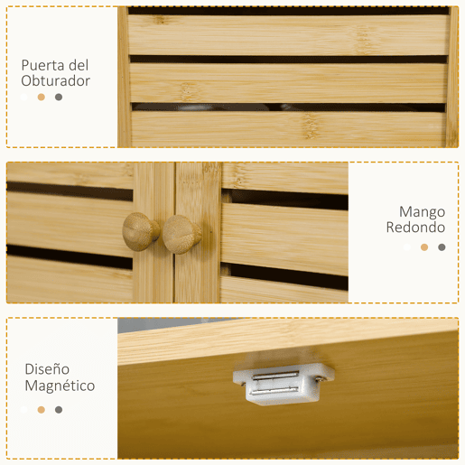 kleanklin Móvel de Bambú sobre Sanita Armário Alto para Casa de Banho com 2 Portas 1 Prateleira Interior e 1 Prateleira de Armazenamento 60x23x173cm Natural kleanklin Móvel de Bambú sobre Sanita Armário Alto para Casa de Banho com 2 Portas 1 Prateleira Interior e 1 Prateleira de Armazenamento 60x23x173cm Natural