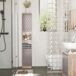 Armario Alto de Baño HOMCOM, hogar - baño 30 Armario Alto de Baño HOMCOM, hogar - baño 30 Multicolor