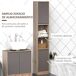 Armario Alto de Baño HOMCOM, hogar - baño 30 Armario Alto de Baño HOMCOM, hogar - baño 30 Multicolor