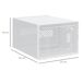 Armario Modular PP HOMCOM, hogar - muebles de dormitorio 25 Armario Modular PP HOMCOM, hogar - muebles de dormitorio 25 Blanco Brillo