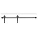 Herraje para Puerta Corredera Acero al Carbono HOMCOM 200 Herraje para Puerta Corredera Acero al Carbono HOMCOM 200 Negro