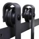 Herraje para Puerta Corredera Acero al Carbono HOMCOM 200 Herraje para Puerta Corredera Acero al Carbono HOMCOM 200 Negro