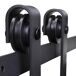 Herraje para Puerta Corredera Acero al Carbono HOMCOM 200 Herraje para Puerta Corredera Acero al Carbono HOMCOM 200 Negro