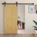 Kit Puerta Corredera Acero al Carbono HOMCOM 200 Kit Puerta Corredera Acero al Carbono HOMCOM 200 Negro