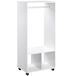 Armario Ropero Tablero de partículas, tubos de aluminio HOMCOM Armario Ropero Tablero de partículas, tubos de aluminio HOMCOM Blanco