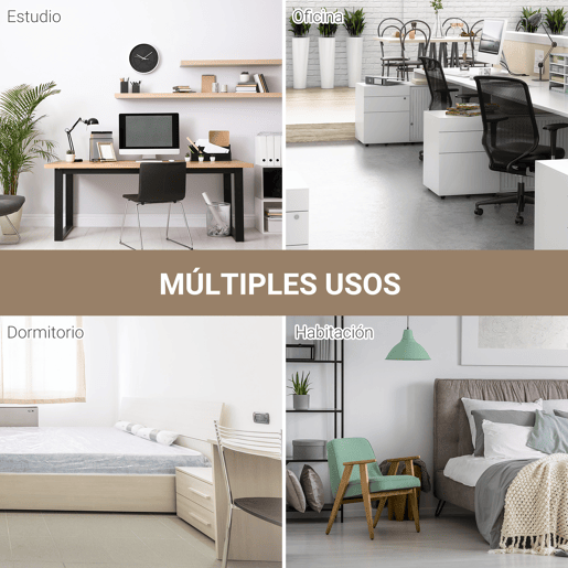 HOMCOM Secretária Moderna Mesa de Estudo com Estrutura de Aço e Pés Ajustáveis Mesa de Computador para Escritório Casa 120x60x76 cm Madeira e Preto HOMCOM Secretária Moderna Mesa de Estudo com Estrutura de Aço e Pés Ajustáveis Mesa de Computador para Escritório Casa 120x60x76 cm Madeira e Preto