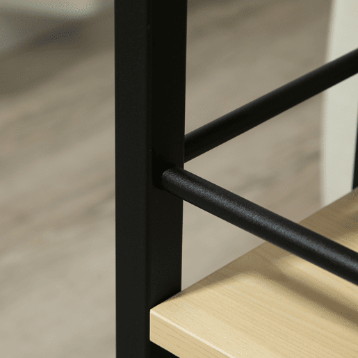 HOMCOM Mesa Auxiliar com Rodas Mesa Lateral em Forma de C para Sofá Cama com 2 Prateleiras e Freios para Dormitório Sala de Estar Estilo Moderno 60x34,5x64,5cm Madeira HOMCOM Mesa Auxiliar com Rodas Mesa Lateral em Forma de C para Sofá Cama com 2 Prateleiras e Freios para Dormitório Sala de Estar Estilo Moderno 60x34,5x64,5cm Madeira