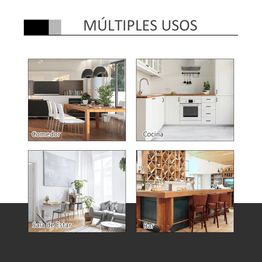 HOMCOM Mesa de bar ajustável em altura com base redonda e antideslizante para cozinha sala de jantar Ø60x69-93 cm Preto