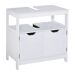 Armario Bajo Lavabo Tablero de MDF kleankin, hogar - baño 60 Armario Bajo Lavabo Tablero de MDF kleankin, hogar - baño 60 Blanco