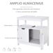 Armario Bajo Lavabo Tablero de MDF kleankin, hogar - baño 60 Armario Bajo Lavabo Tablero de MDF kleankin, hogar - baño 60 Blanco