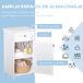 Armario de Baño MDF kleankin, hogar - baño 43 Armario de Baño MDF kleankin, hogar - baño 43 Blanco