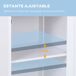 Armario de Baño MDF kleankin, hogar - baño 43 Armario de Baño MDF kleankin, hogar - baño 43 Blanco
