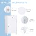 Armario de Baño MDF kleankin, hogar - baño 43 Armario de Baño MDF kleankin, hogar - baño 43 Blanco