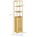Estantería de Baño Bambú kleankin, hogar - baño 34 Estantería de Baño Bambú kleankin, hogar - baño 34 Marrón